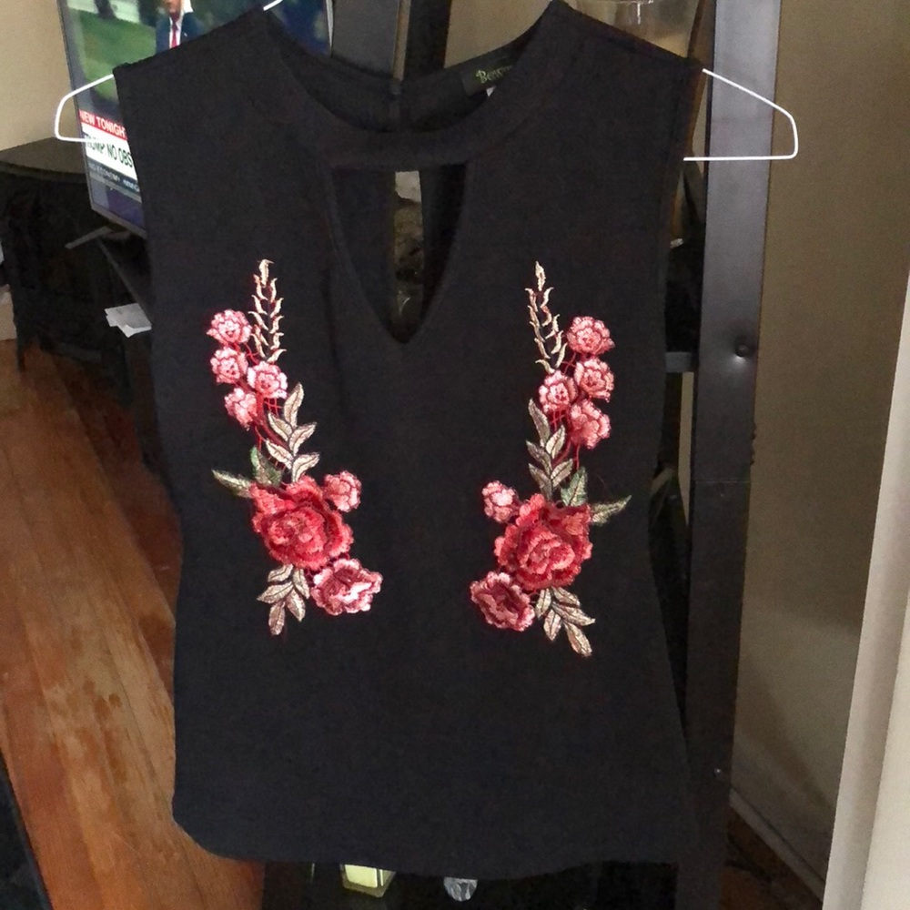 appliquéd  top/ Buy 2 tops for 10.00